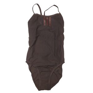 Adidas Solid C Back Infinitex One Piece Swimsuit